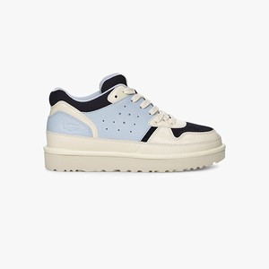 Ugg Highland Leather Women Sneakers White/Navy (5321PWTYL)